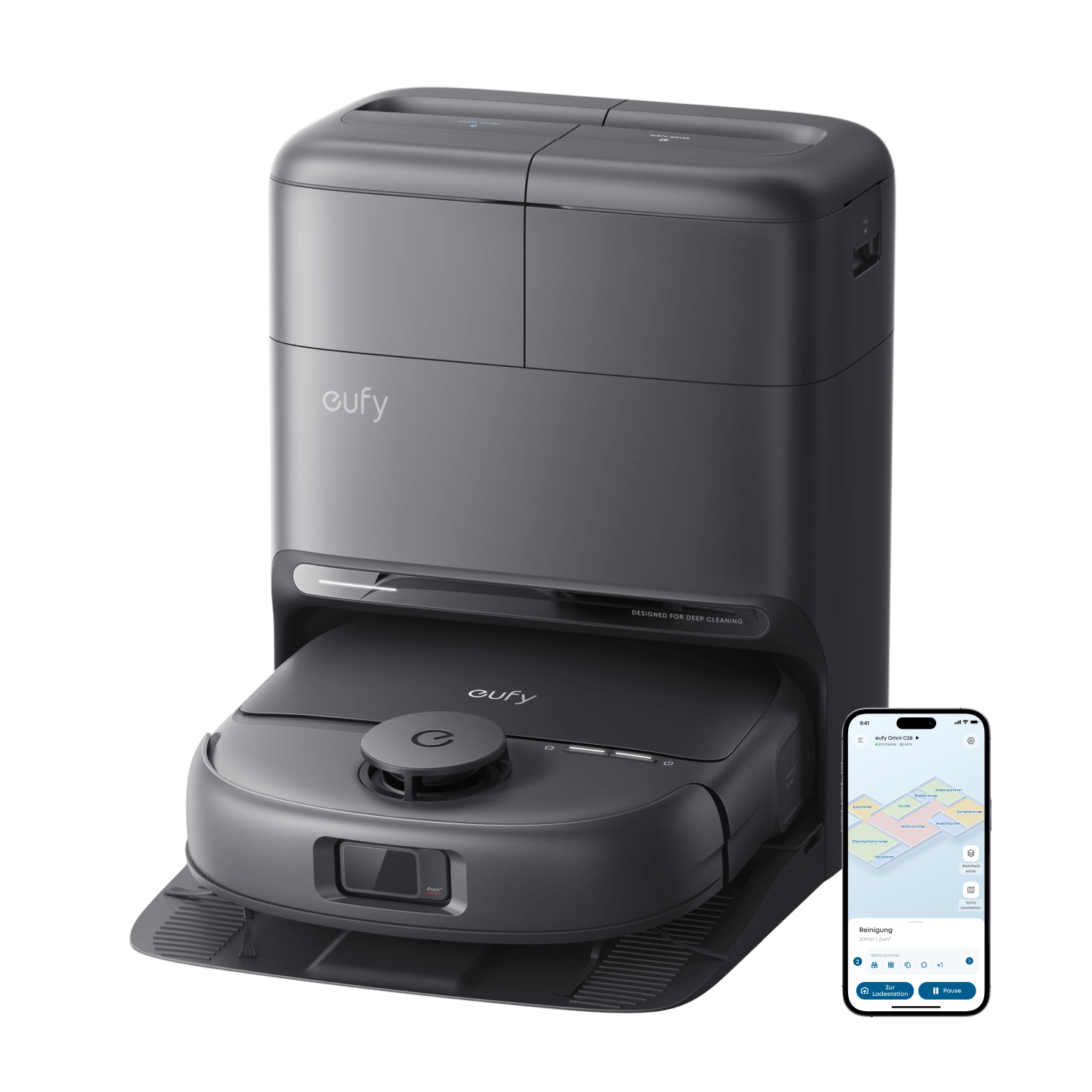 Eufy Saugroboter mit Wischfunktion C28