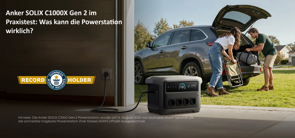 Anker SOLIX C1000X Gen 2 im Praxistest: Was kann die Powerstation wirklich?