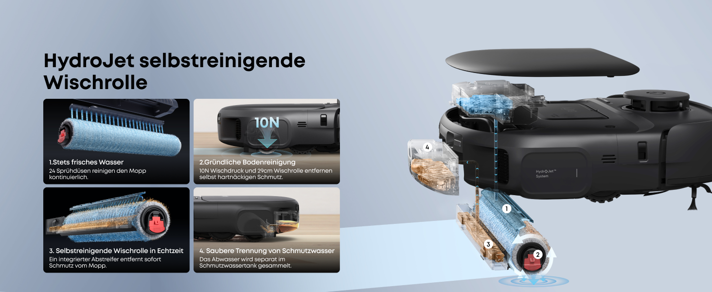 Eufy Saugroboter mit Wischfunktion C28