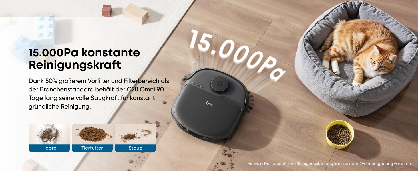 Eufy Saugroboter mit Wischfunktion C28