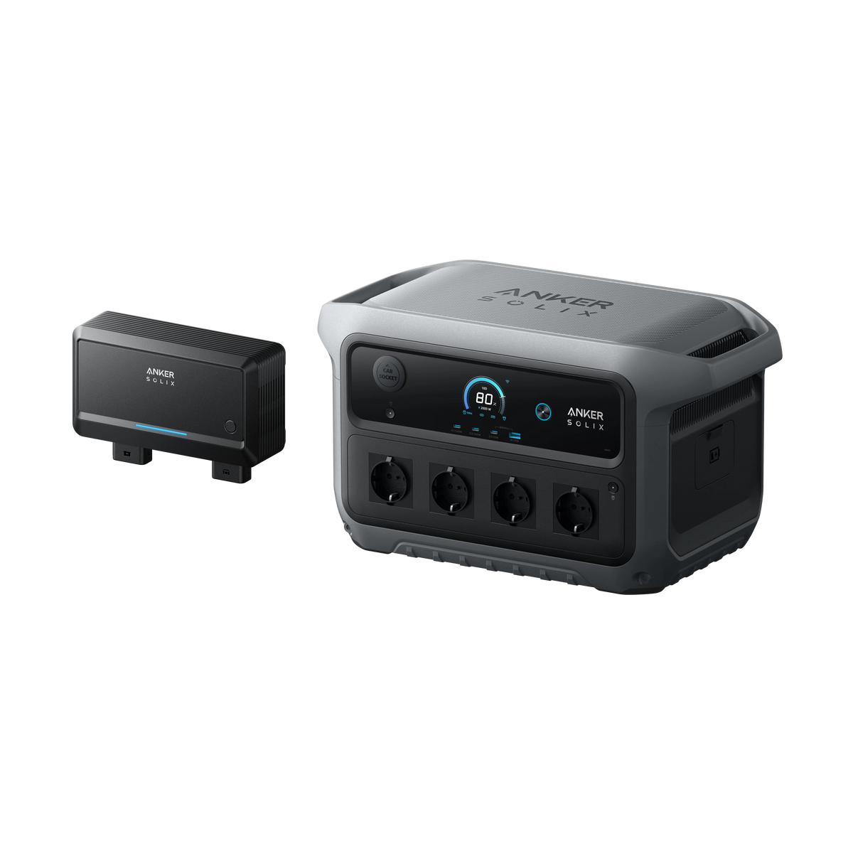 Anker SOLIX C2000 Gen 2 + Alternator Charger | 2048 Wh Set (0% MwSt gemäß § 12 Abs. 3 S. 1 UStG bei Vorliegen der gesetzlichen Voraussetzungen)