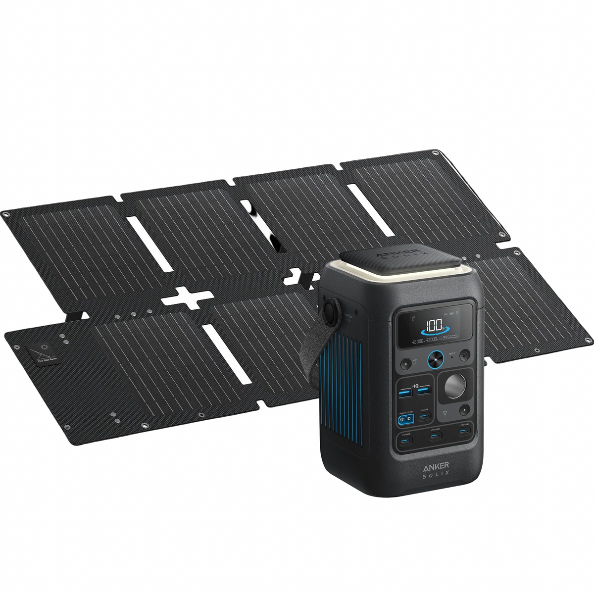 Anker SOLIX C300X DC + PS60 Set | 60W Solar, 288Wh (0% MwSt gemäß § 12 Abs. 3 S. 1 UStG bei Vorliegen der gesetzlichen Voraussetzungen)